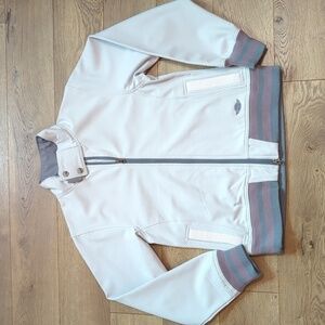 SIMS Snowboard Zip Up Grey Jacket Womens sz L